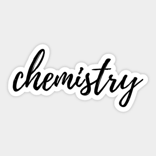 Chemistry Binder Label Sticker